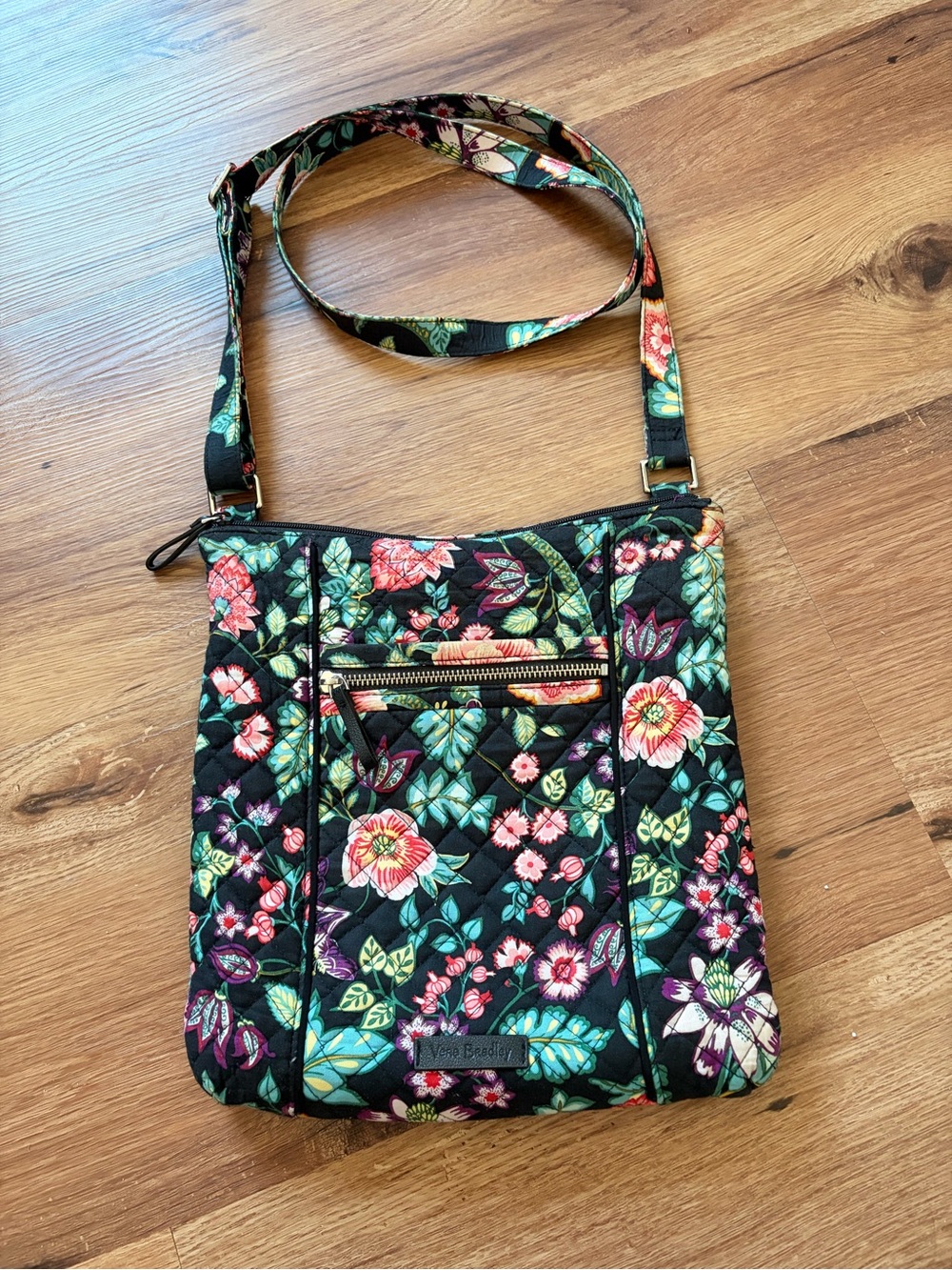 Vera Bradley Iconic Hipster Vines Crossbody Bag